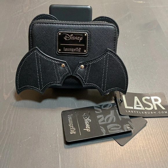 Loungefly LASR Mickey Mouse bat Wallet - Picture 3 of 13